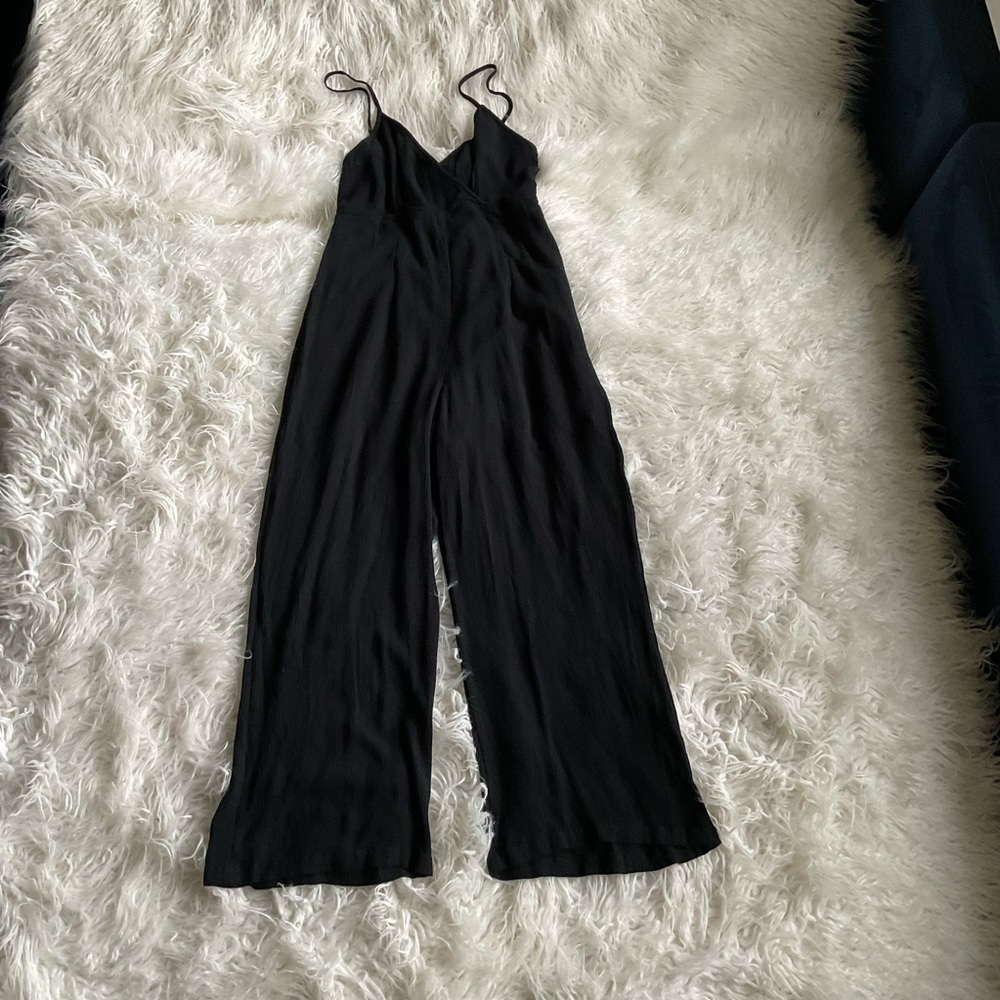 Abercrombie Crepe Faux Wrap Jumpsuit